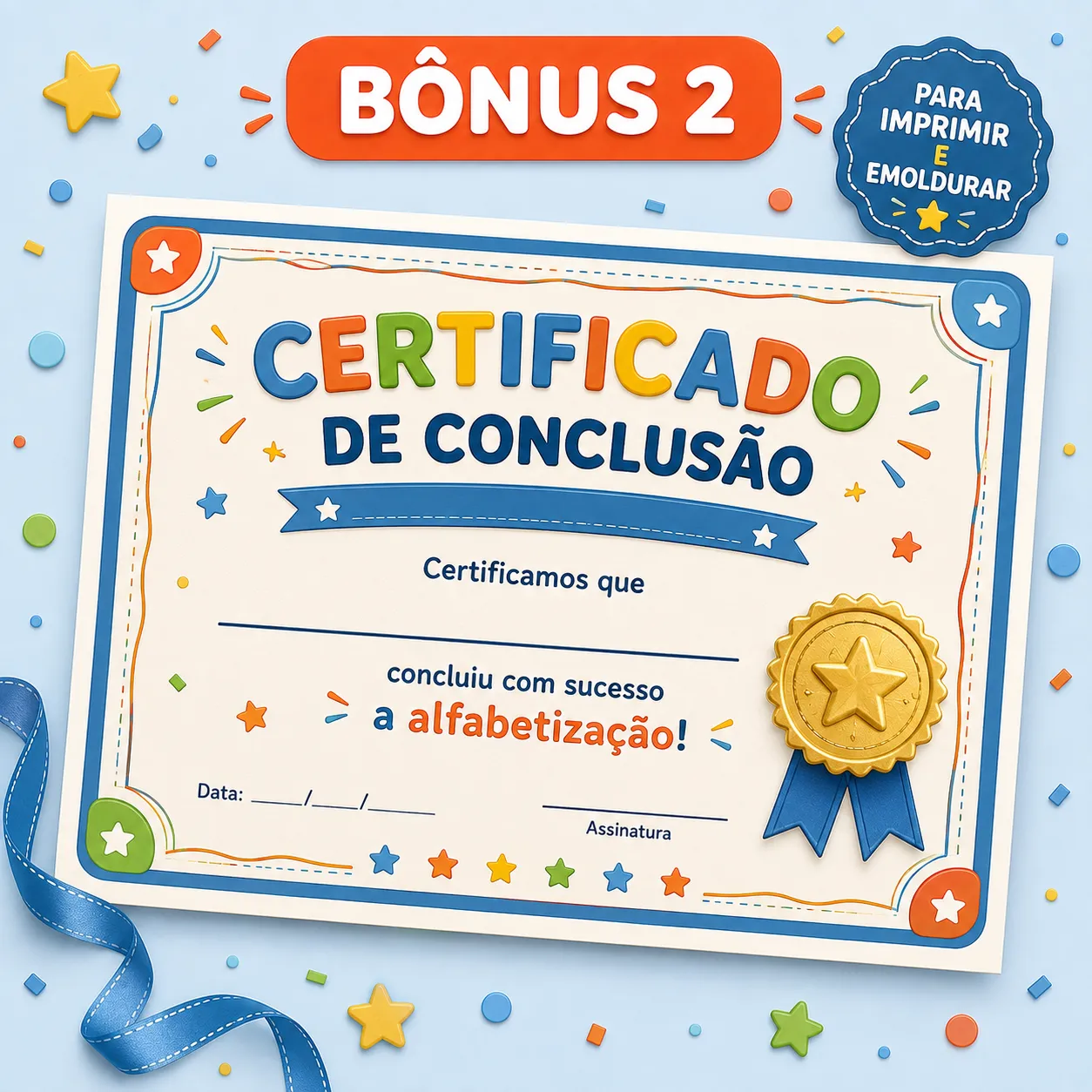 Capa do bônus 2: Certificado de Conclusão