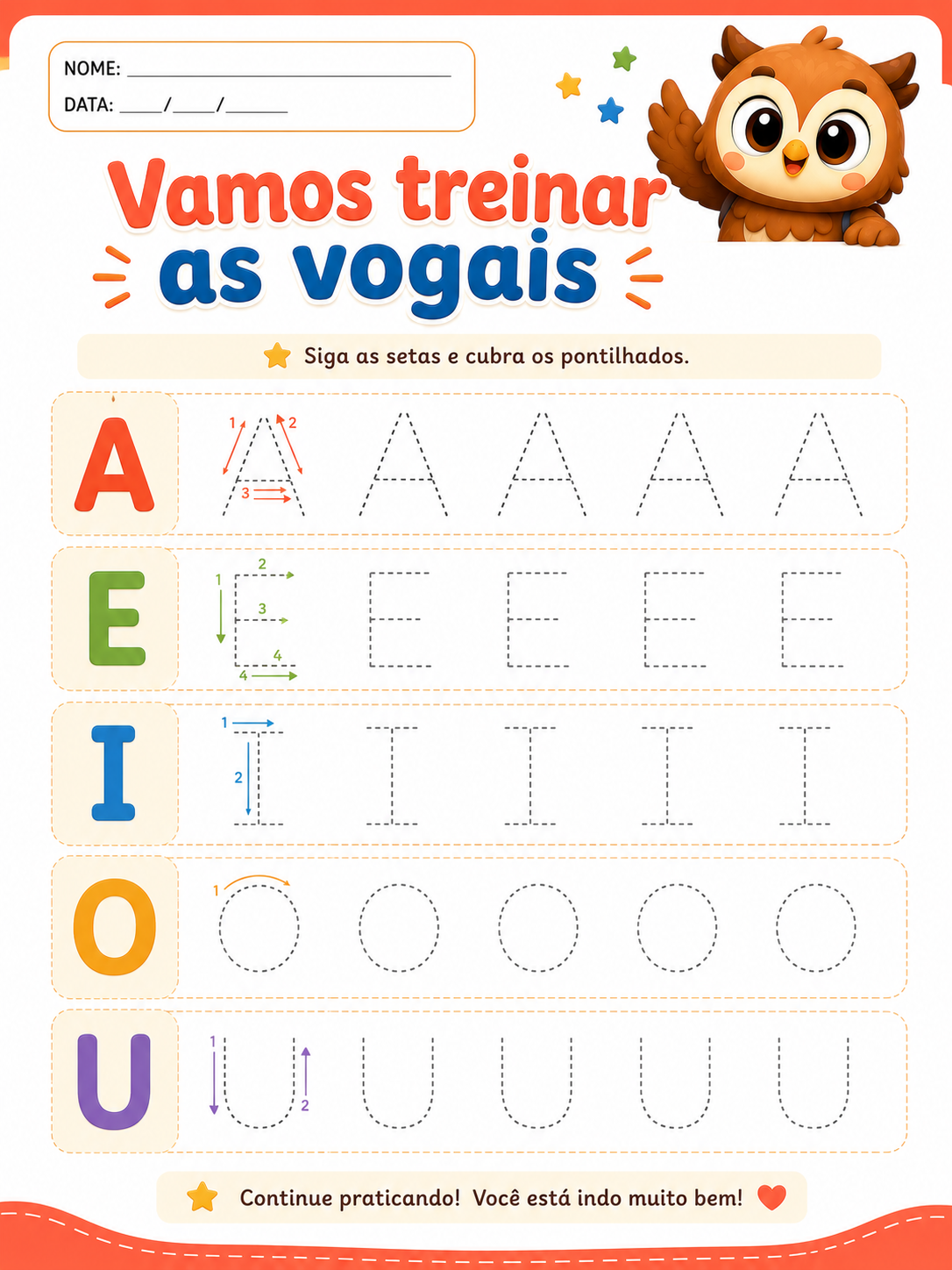 Amostra 3 de atividade do ABC em Casa